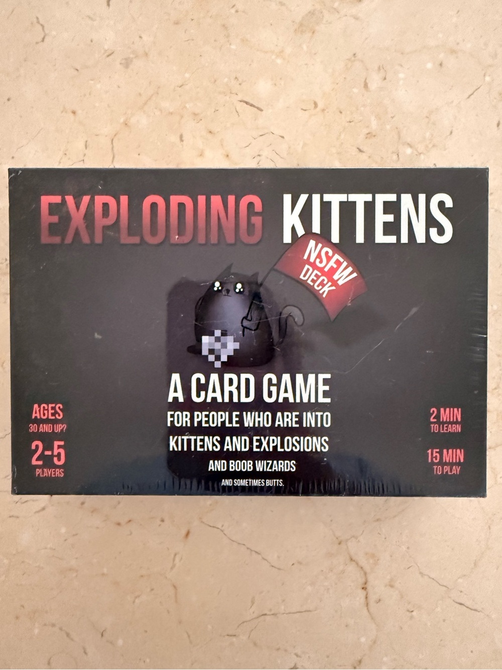 Exploding Kittens NSFW Card Game NWT